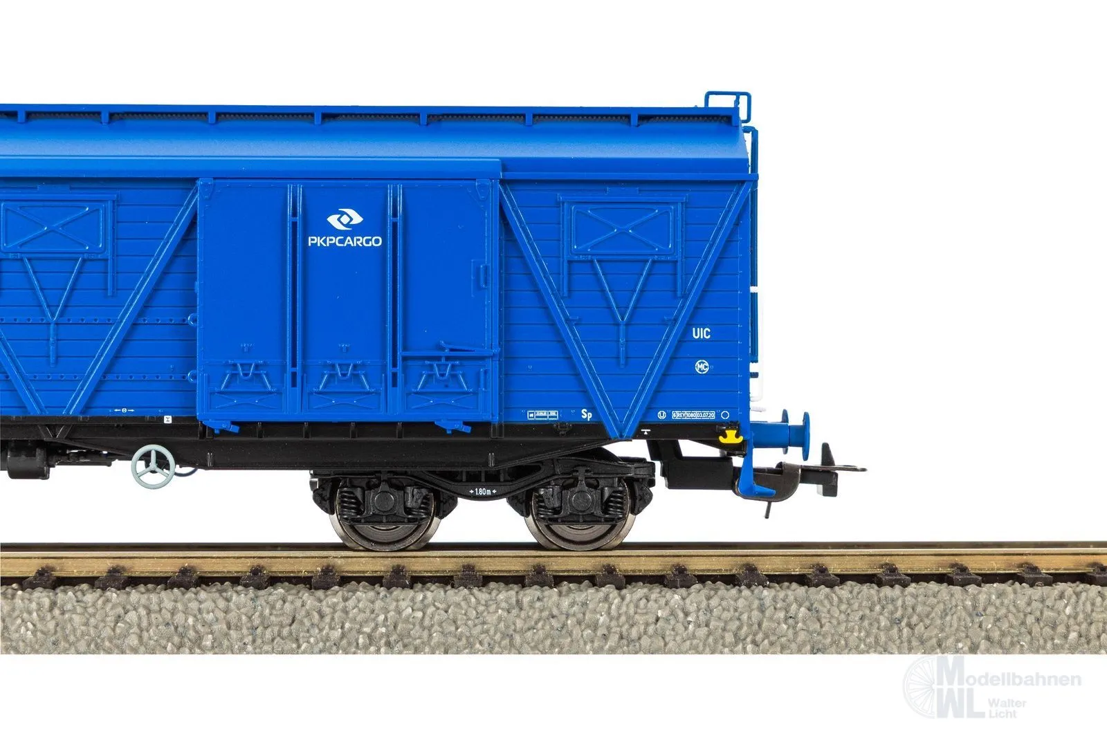 Piko 58476 - Güterwagen ged. PKP Ep.VI 401Ka blau H0/GL