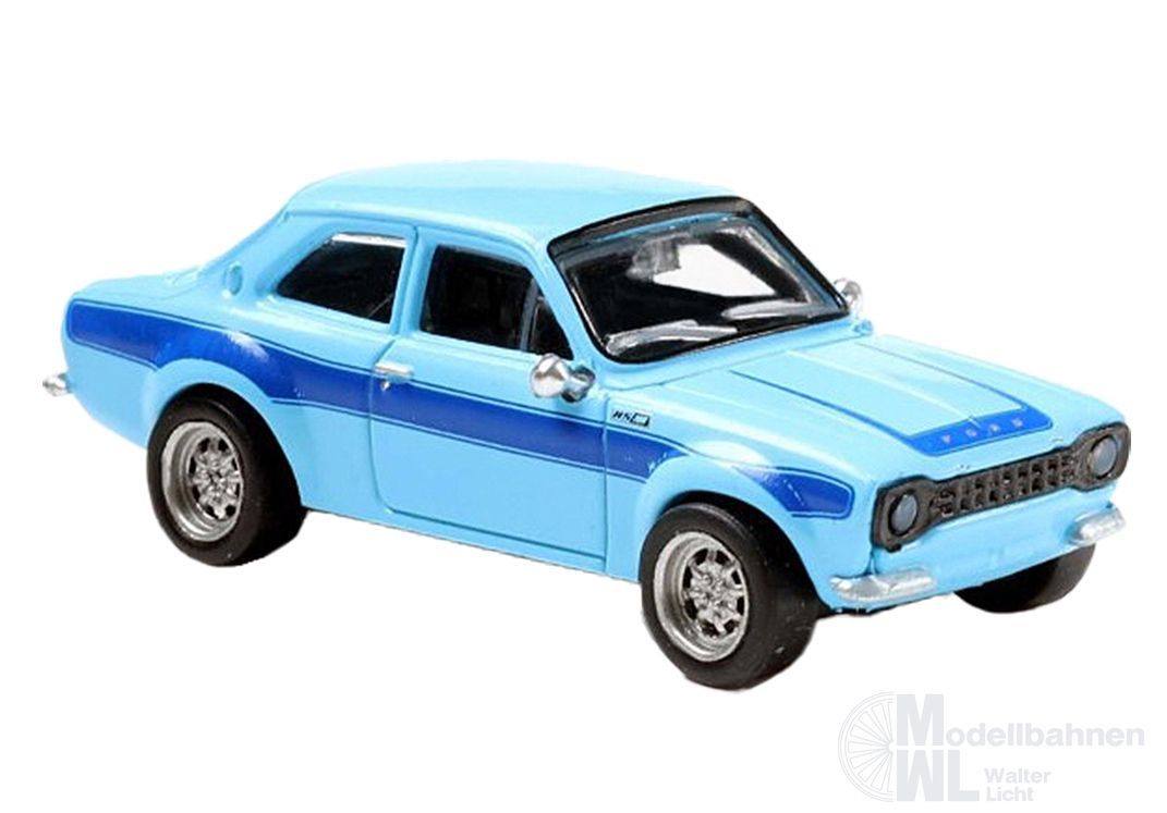 Brekina 19071 - Ford Escort RS 1800 Mk1 blau/blau H0 1:87