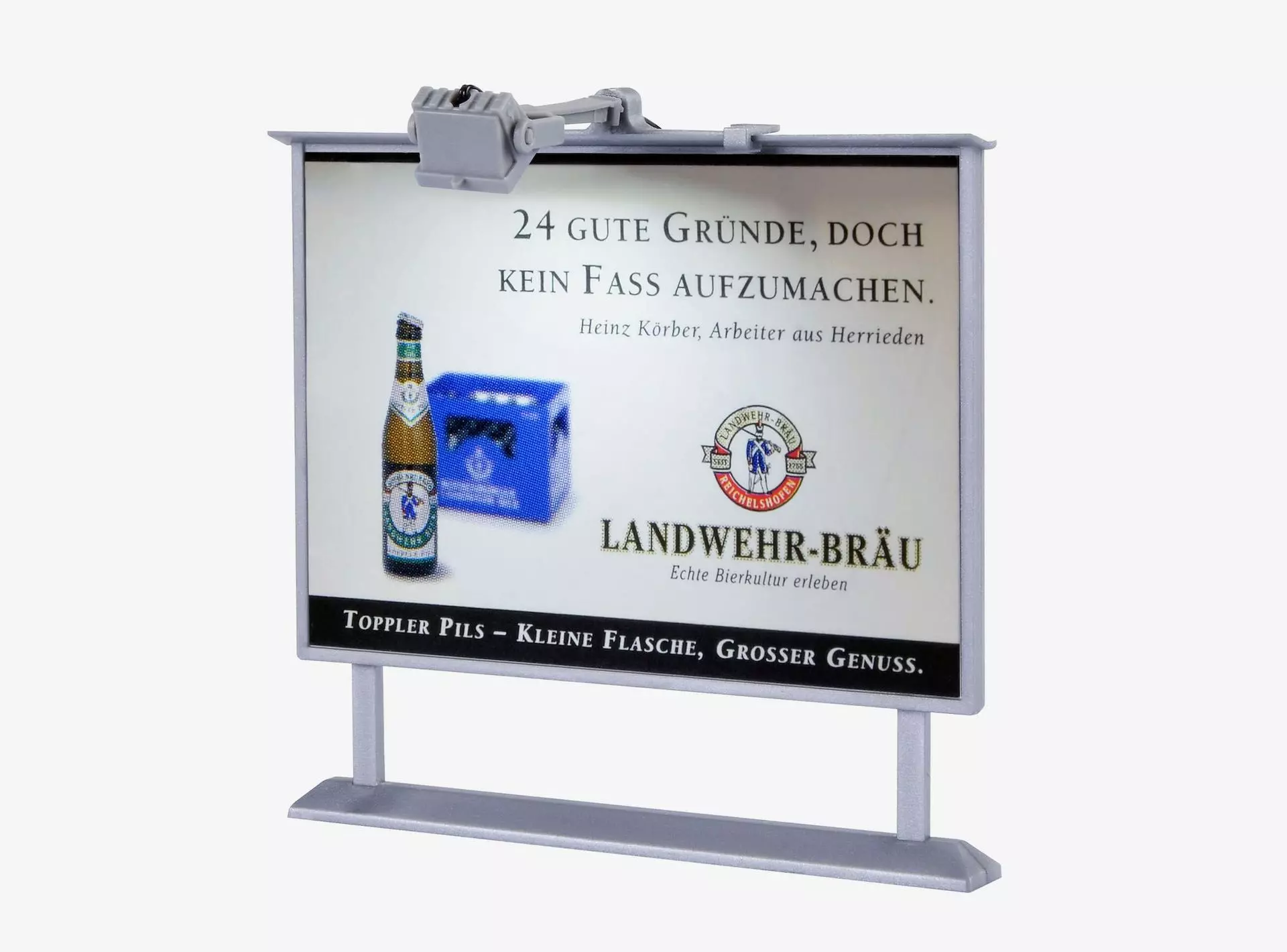 Viessmann 6336 - Werbetafel mit LED Beleuchtung H0 1:87