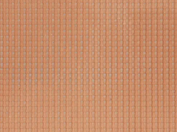 Noch 60350 - 3D-Strukturfolie Dachpfanne rot, 28 x 10 cm H0 1:87