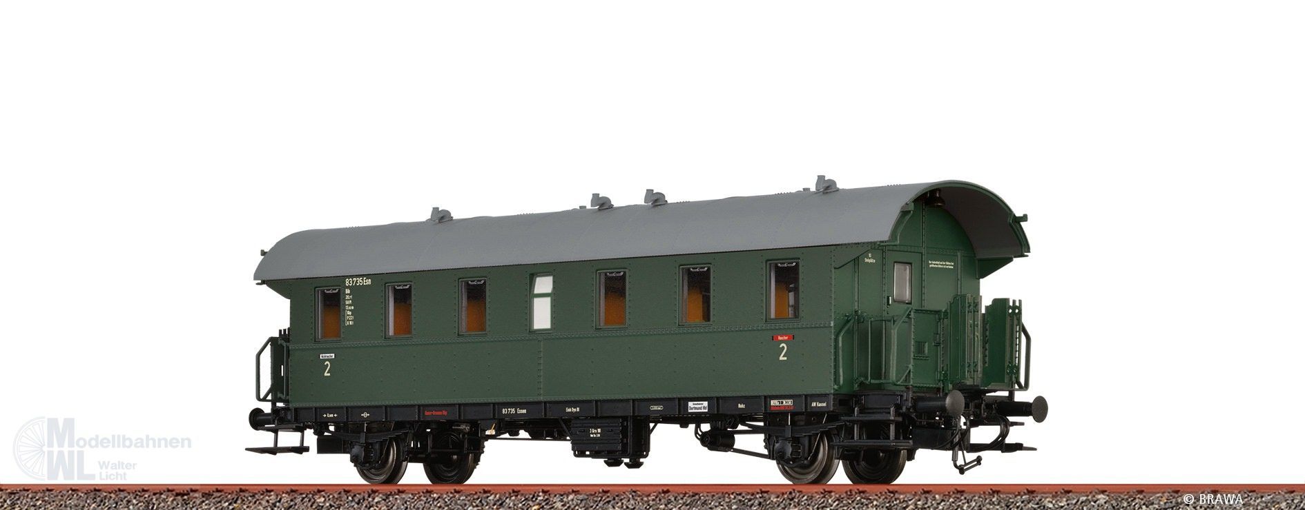 Brawa 46823 - Personenwagen DB Ep.III Bip 85 735 Esn H0/GL BASIC Brawa 46823 - Personenwagen DB Ep.III Bip 85 735 Esn H0/GL BASIC