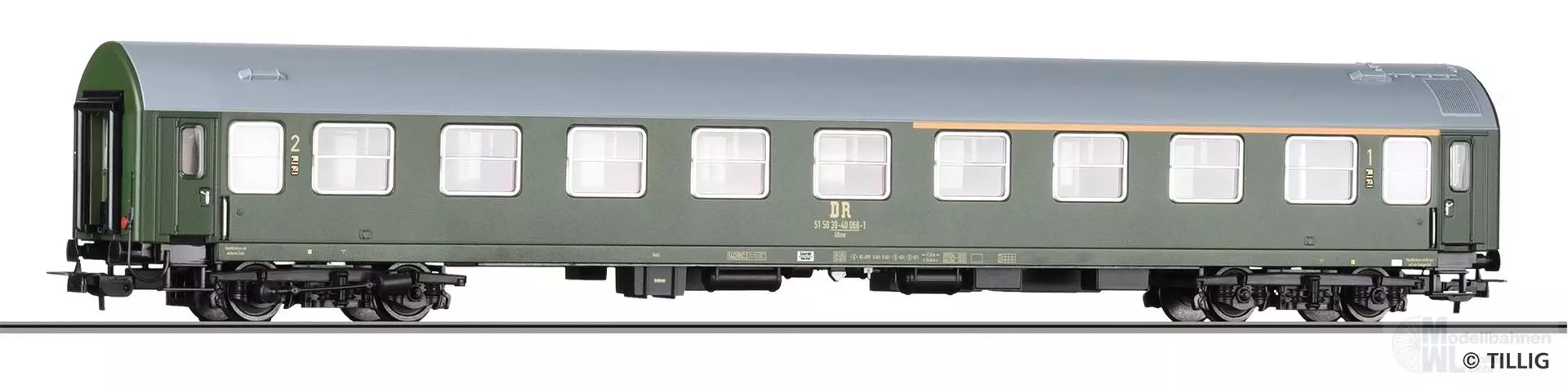 Tillig 79105 - Personenwagen DR Ep.IV 1./2.Kl. ABm H0/WS