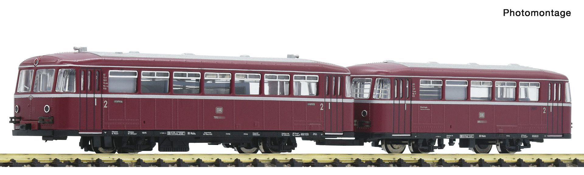 Fleischmann 7770021 - Schienenbus BR 795 DB Ep.IV mit Beiwagen 2.tlg. N 1:160 SOUND