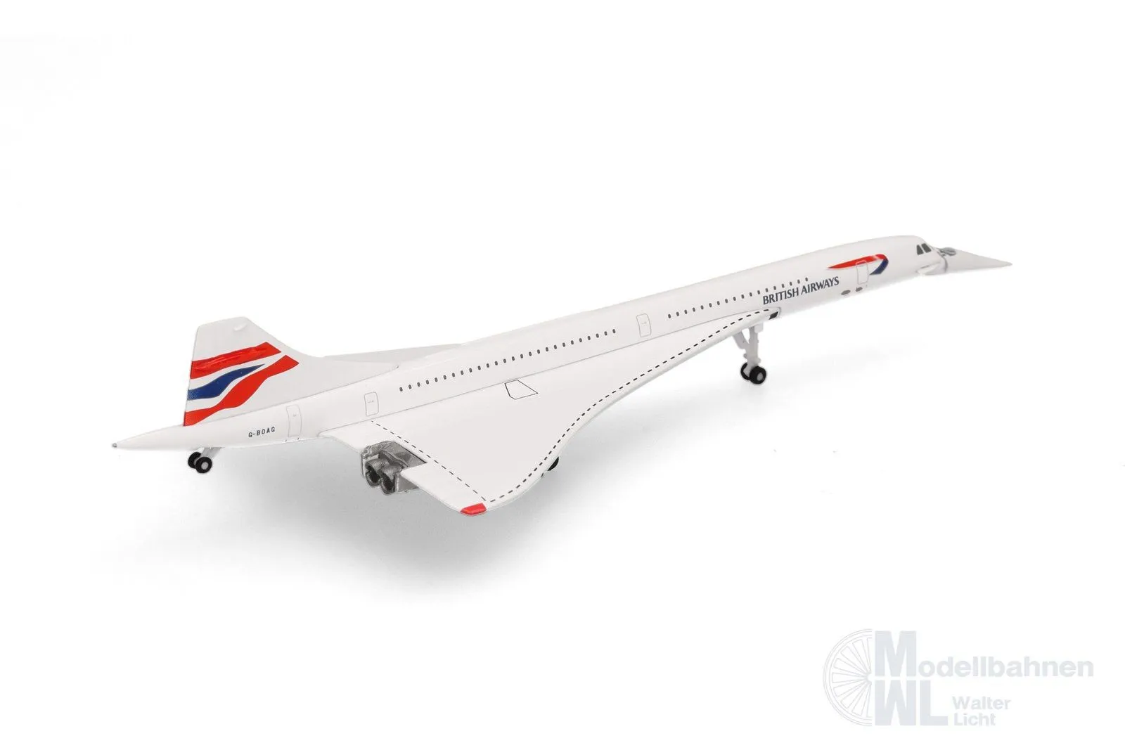 Herpa 539203 - Concorde BA Union Flag livery 1:500