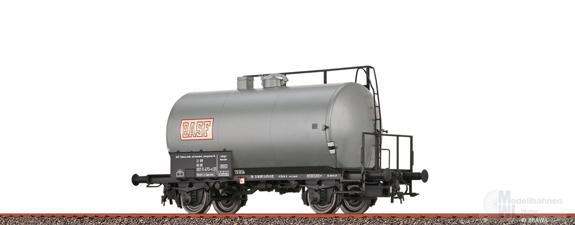 Brawa 50052 - Kesselwagen Z [P] DB Ep.IV BASF H0/GL