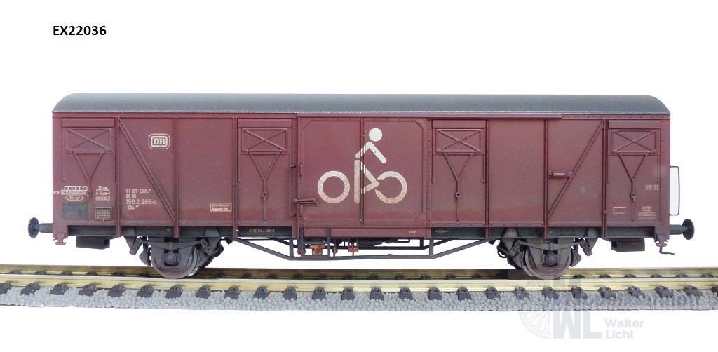 Exact Train 22036 - Fahrradwagen DB Ep.IV Gbs 245 H0/GL Exact Train 22036 - Fahrradwagen DB Ep.IV Gbs 245 H0/GL