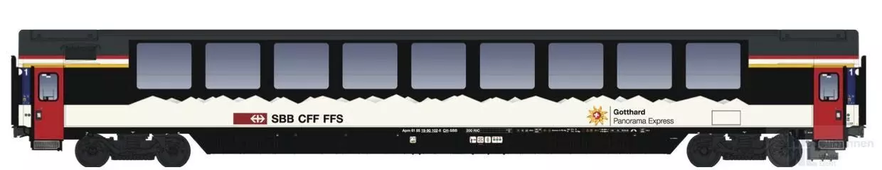 LS Models 47397 - Panoramawagen SBB Ep.VI 1.Kl. New Design H0/GL