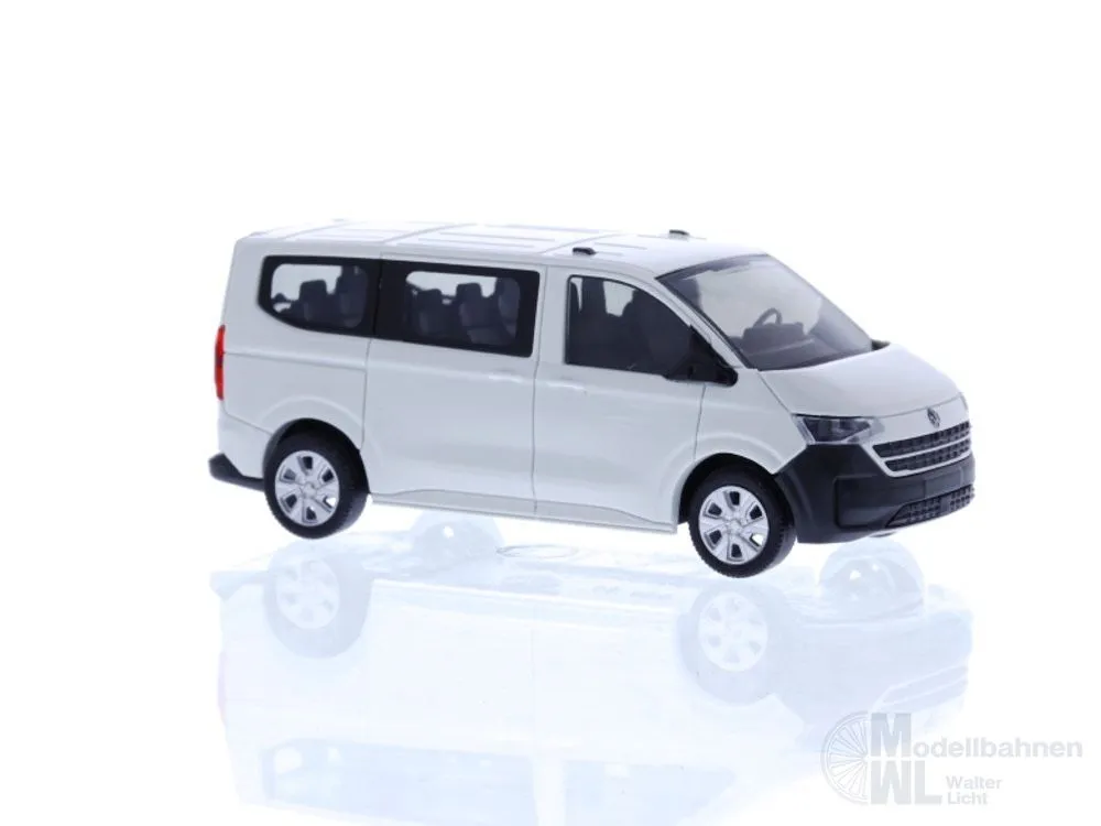 Rietze 11713 - Volkswagen Transporter T7 Bus KR FD clear white H0 1:87
