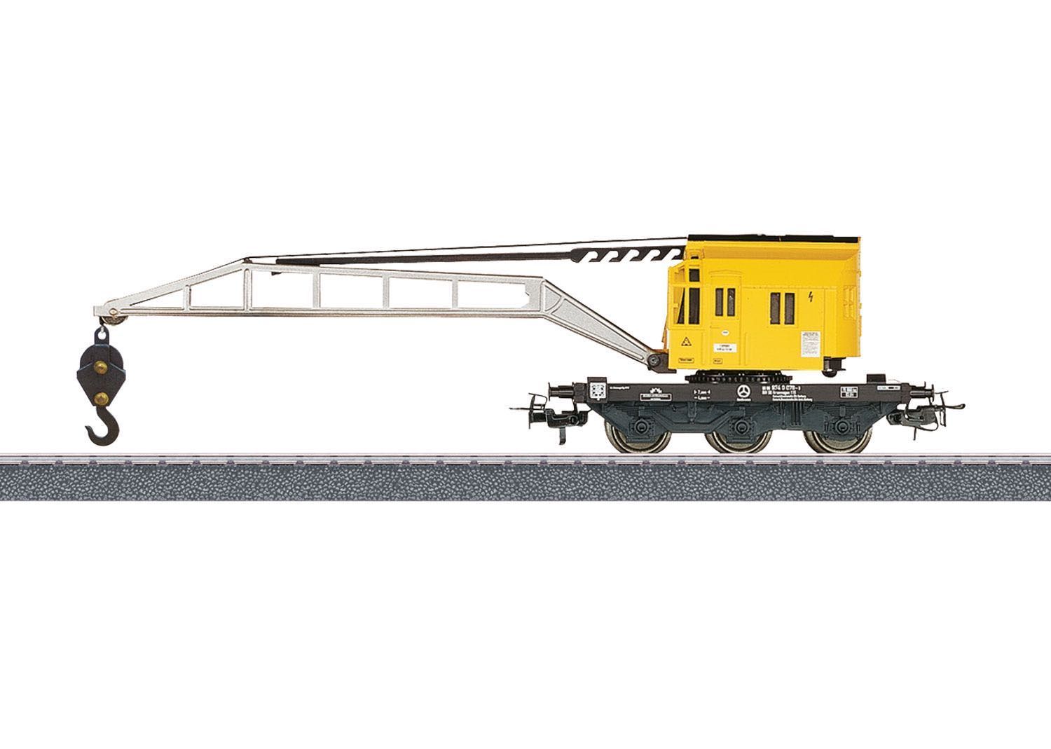 Märklin 4671 - Kranwagen Ep.IV/V gelb H0/WS Märklin 4671 - Kranwagen Ep.IV/V gelb H0/WS