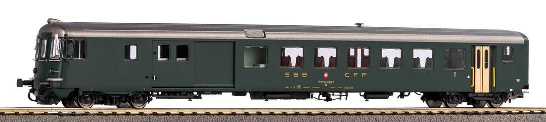 Piko 96752 - Steuerwagen SBB Ep.IV EW II BDt grün alte Schrift H0/GL