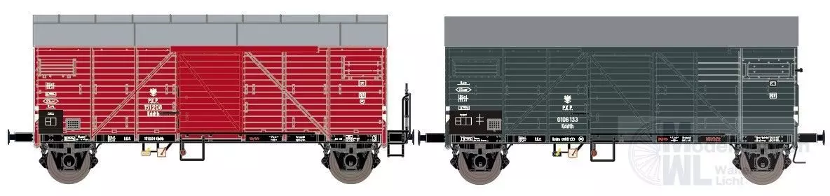 Exact Train 23711 - Güterwagen Set PKP Ep.III Bremen 2.tlg. H0/GL