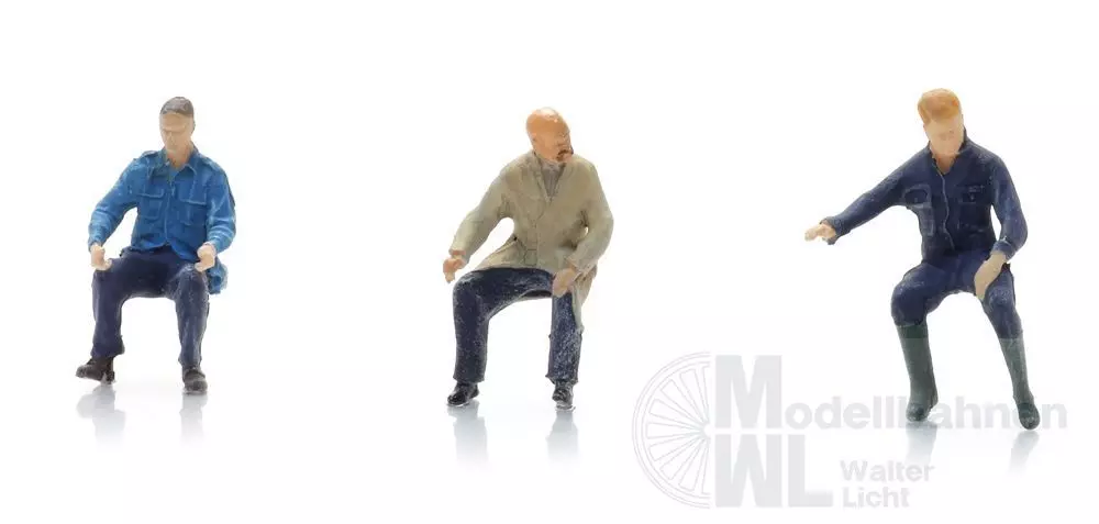 ARTITEC b.v. 5870032 - Gabelstaplerfahrer 1950-80 (3x) H0 1:87