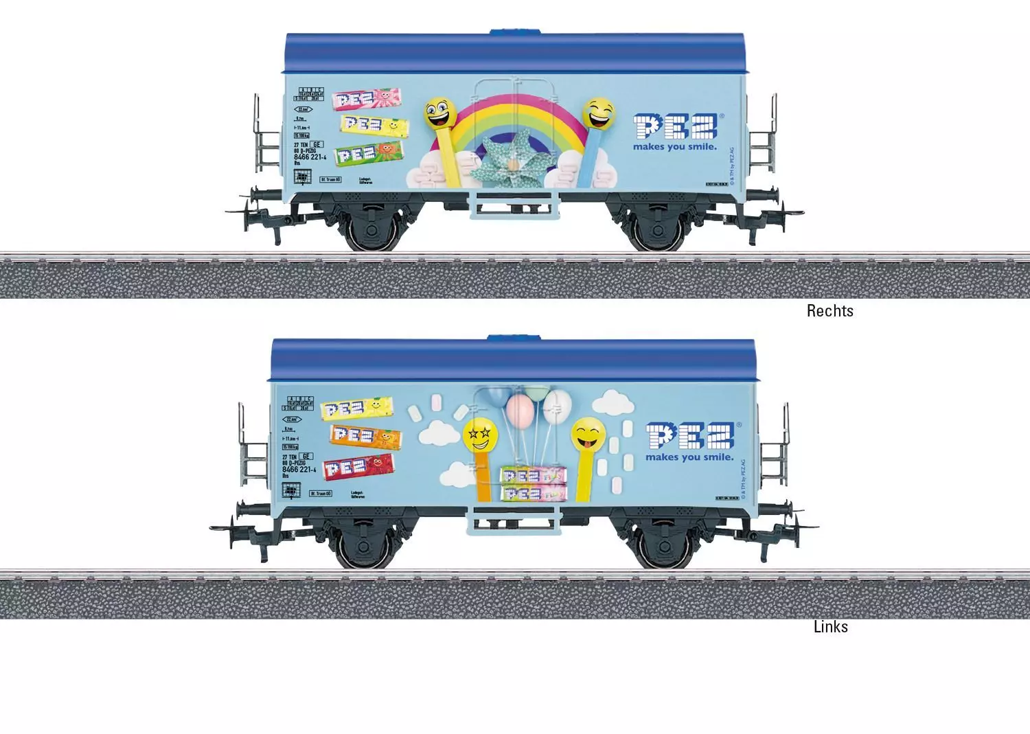 Märklin 44219 - Kühlwagen PEZ Ep.VI H0/WS