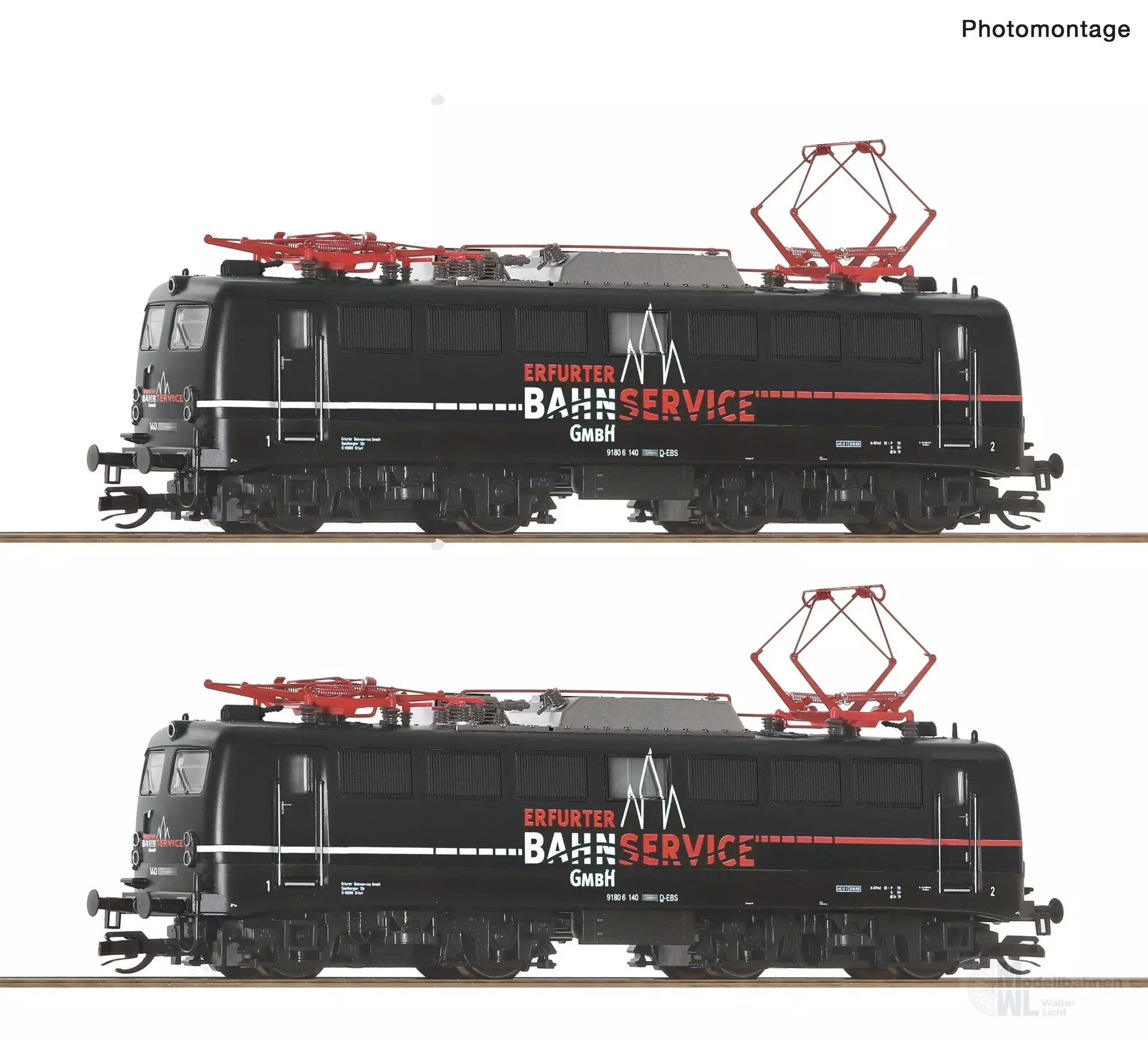 Roco 7590022 - E-Lok Set BR 140 EBS Ep.VI 2.tlg. TT 1:120 Sound