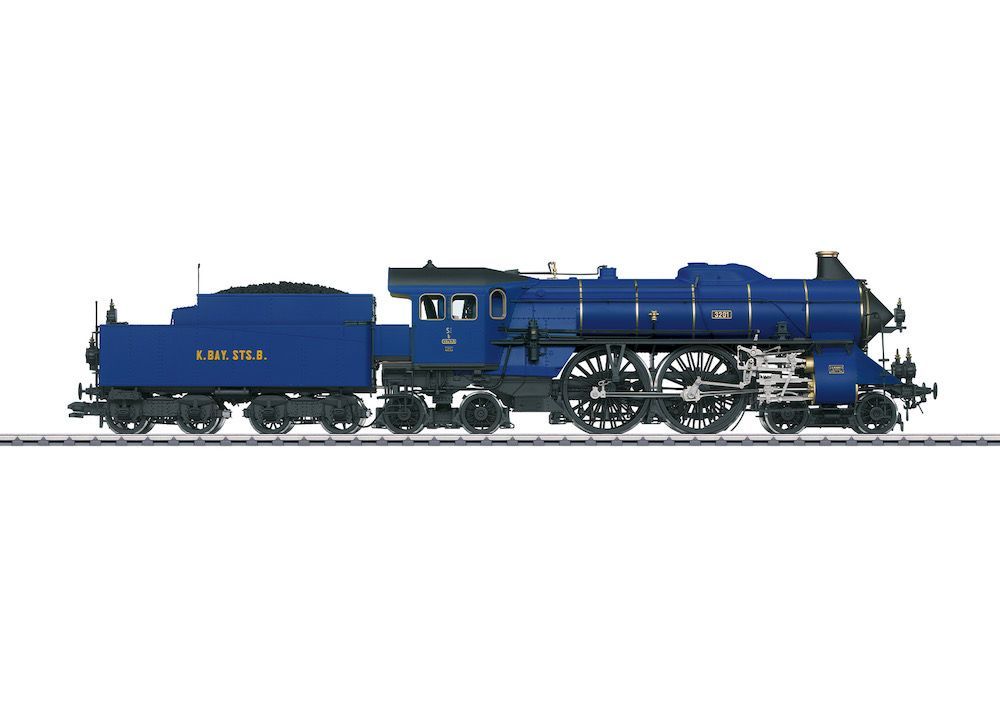 Märklin 55167 - Dampflok S 2/6 K.Bay.Sts.B Ep.I blau Spur 1