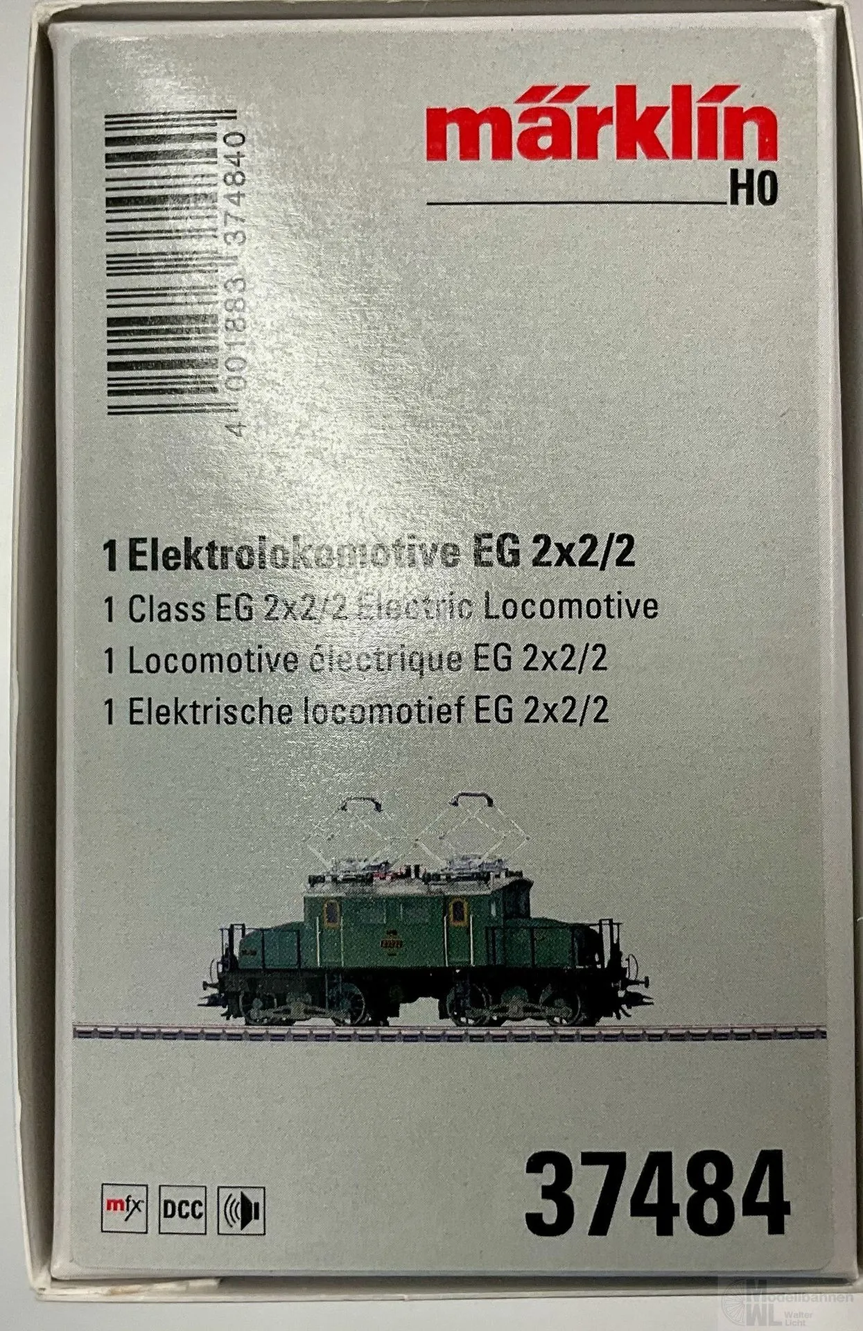 Märklin 37484 - MÄRKLIN - E-Lok EG 2x2/2 K.Bay.Sts.B. Ep.I H0/WS Sound