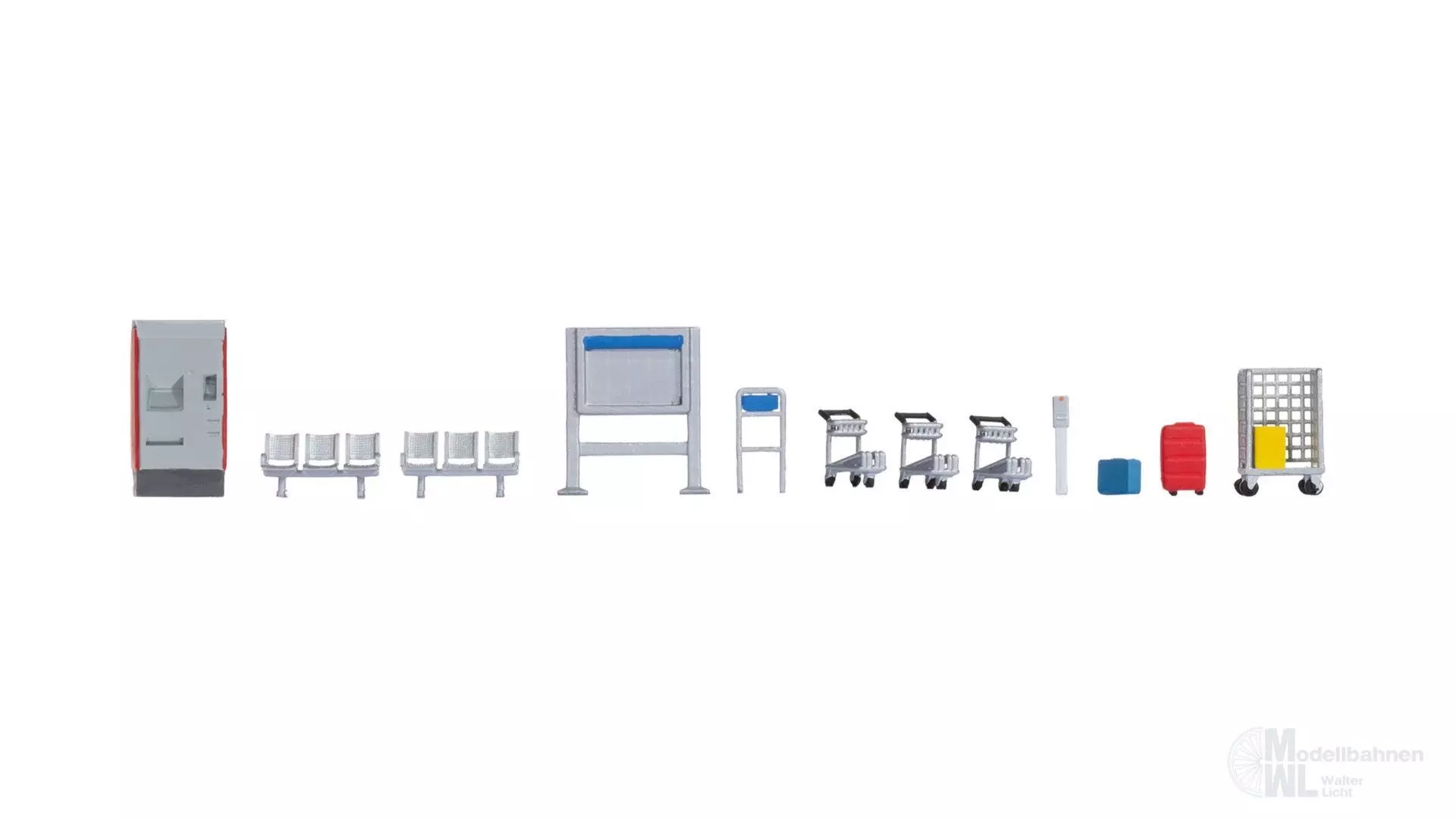 Noch 14827 - Bahnsteig-Zubehör H0 1:87