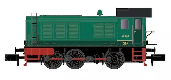 Hobbytrain 28253 - Diesellok HLD 231 SNCB Ep.III N 1:160