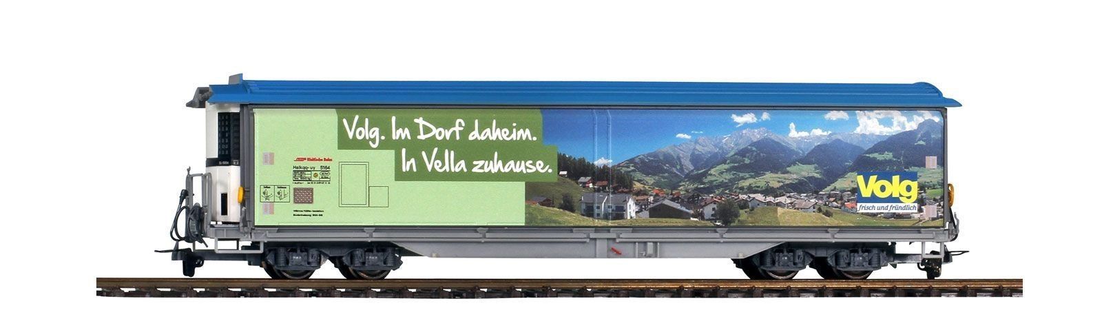 Bemo 2588164 - Schiebewandwagen RhB Ep.VI Haiqq-tuyz 5164 Volg Vella H0/WS