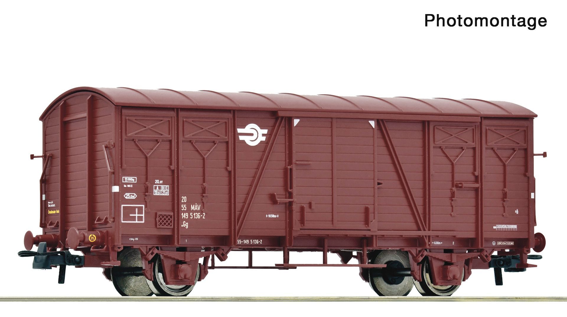Roco 6600442 - Gedeckter Güterwagen MAV