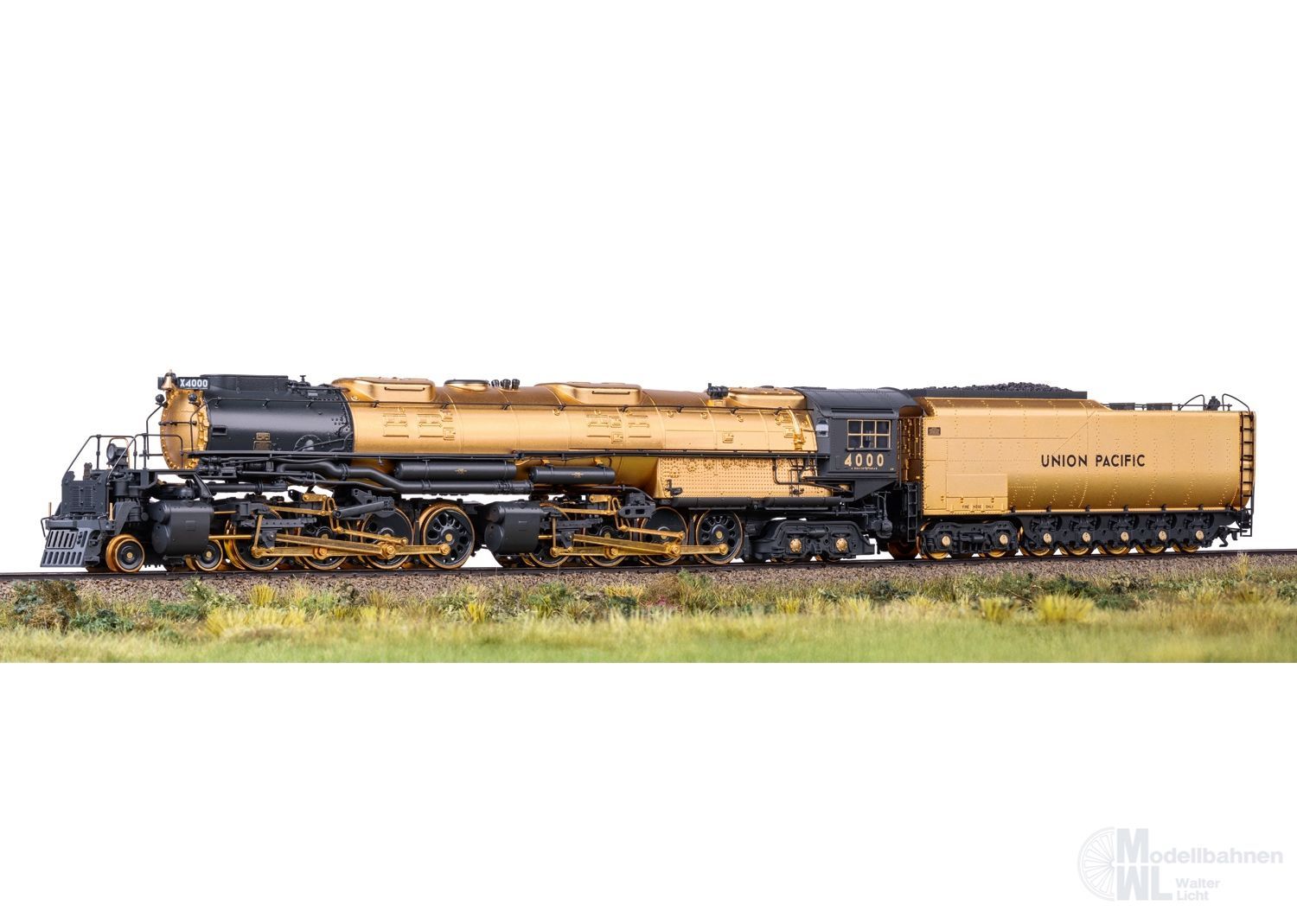 Märklin 39400 - Dampflok Big Boy 4000 UP vergoldet H0/WS Sound