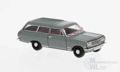 Brekina 20477 - Opel Rekord B CarAVan in grau H0 1:87