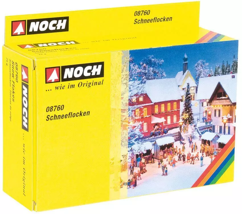 Noch 08760 - Schneeflocken 75 g G/1/0/H0/H0m/H0e/TT/N/Z