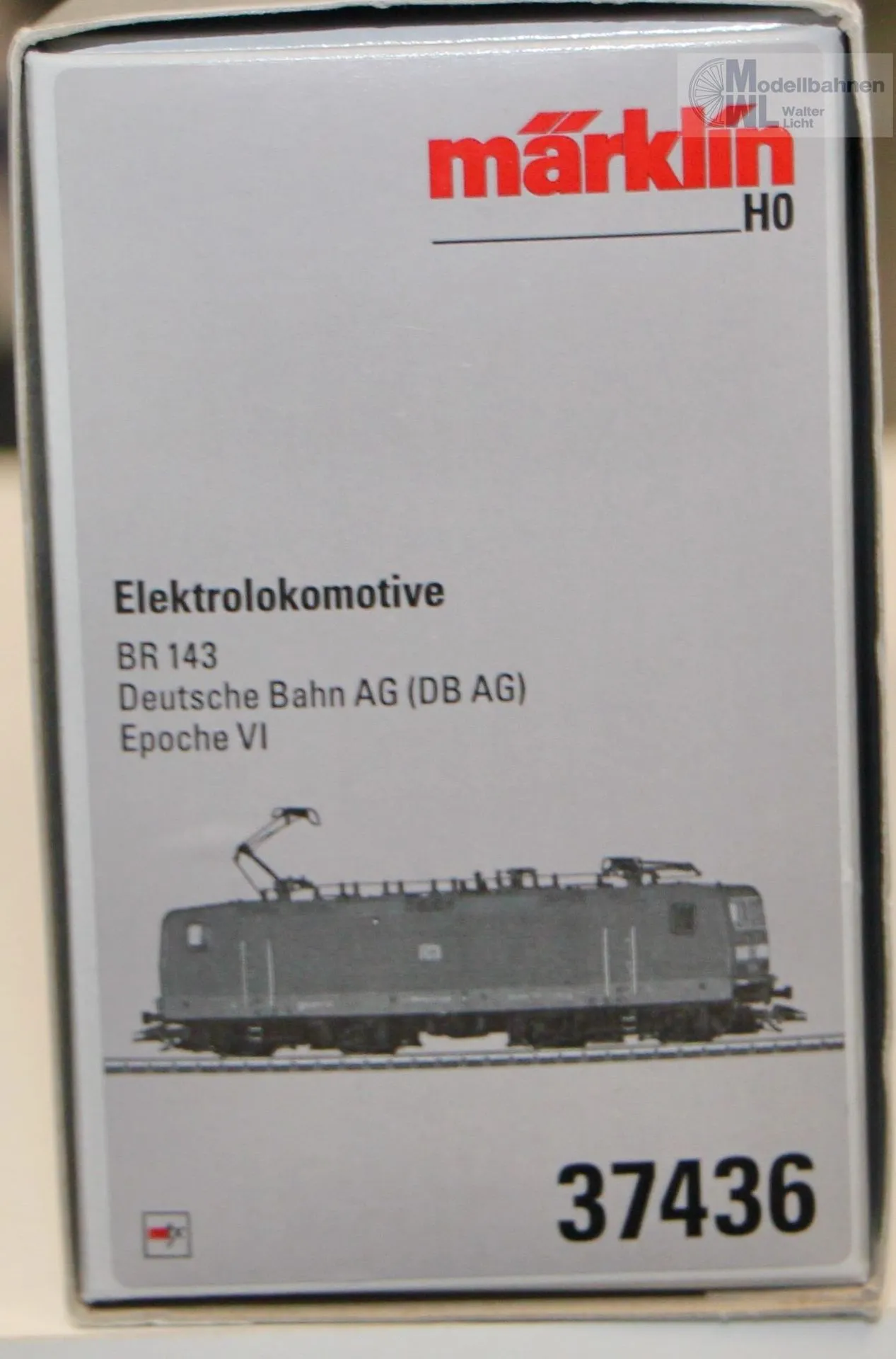 Märklin 37436 - MÄRKLIN - E-Lok BR 143 DB Ep.VI H0/WS Digital mfx