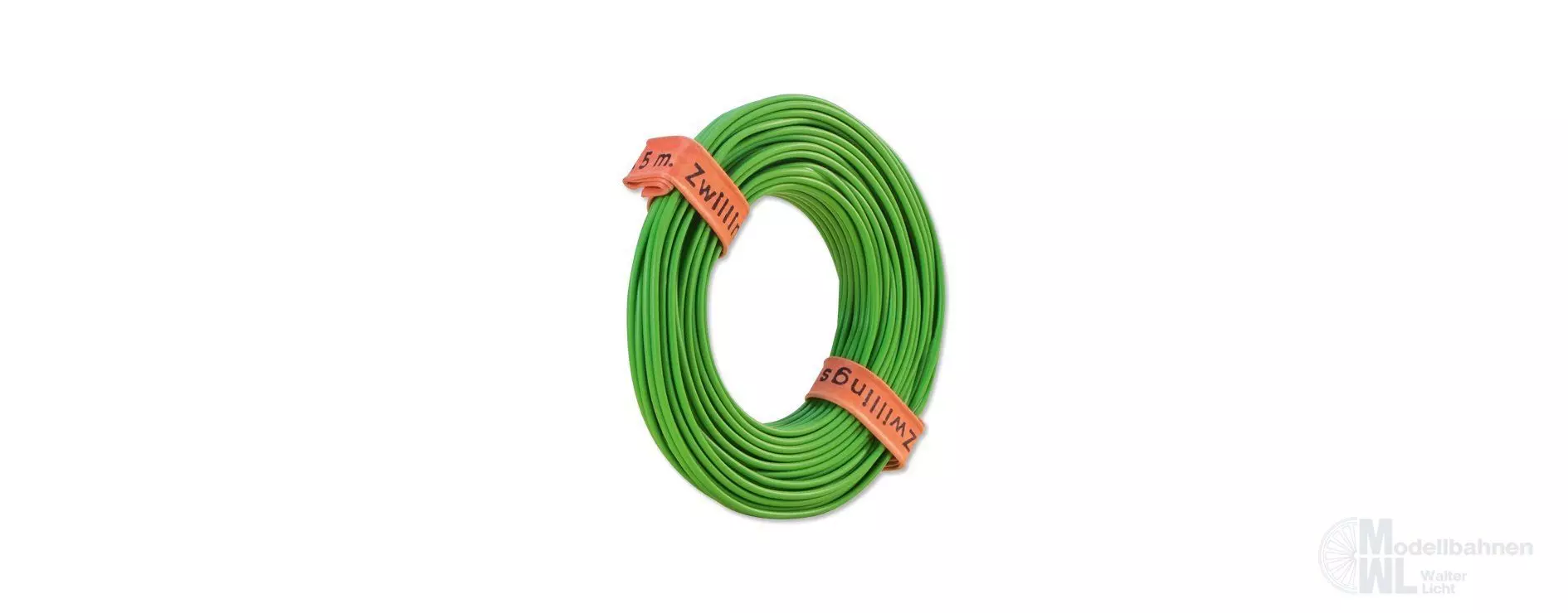 Brawa 3123 - Zwillingslitze grün 5 Meter