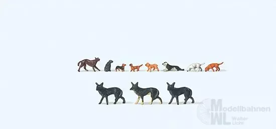 Preiser 79122 - Hunde N 1:160
