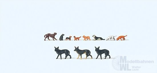 Preiser 79122 - Hunde N 1:160