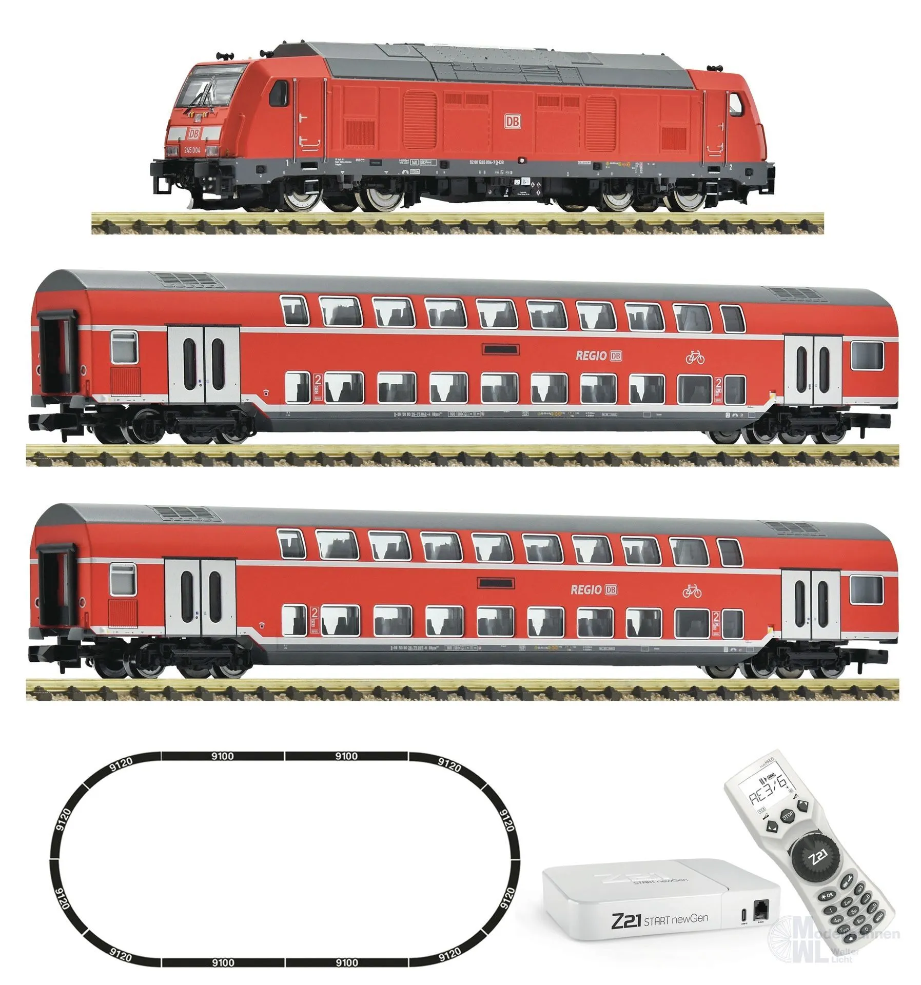 Fleischmann 5170006 - Z21 start newGen Startset Diesellok BR 245 DB Ep.V N 1:160 Digital