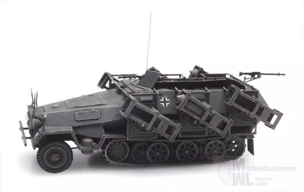 ARTITEC b.v. 387402 - WM Sd.Kfz. 251/1 Ausf. B mit Wurfrahmen, grau H0 1:87