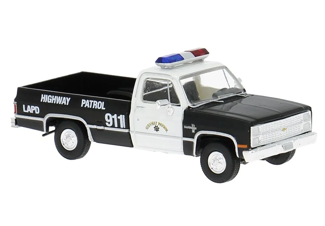 Brekina 19698 - Chevrolet C10 der Highway Patrol in Los Angeles H0 1:87