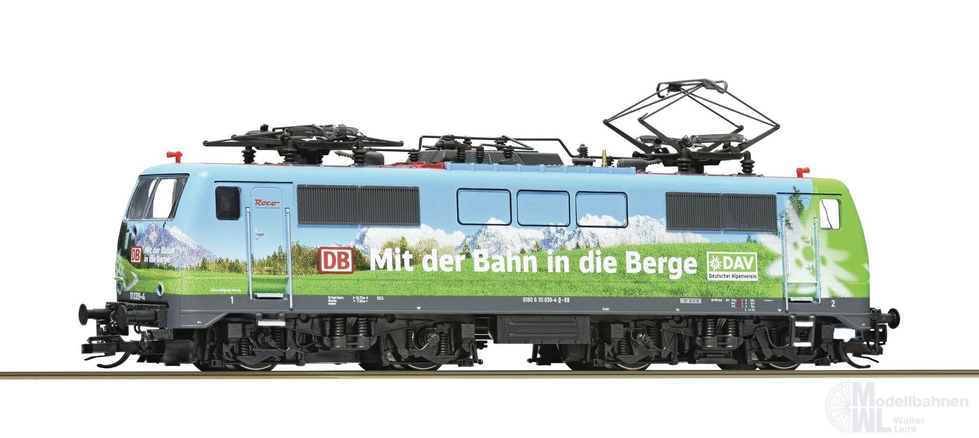 Roco 7590026 - E-Lok BR 111 DB-AG Alpen Ep.VI TT 1:120 Sound