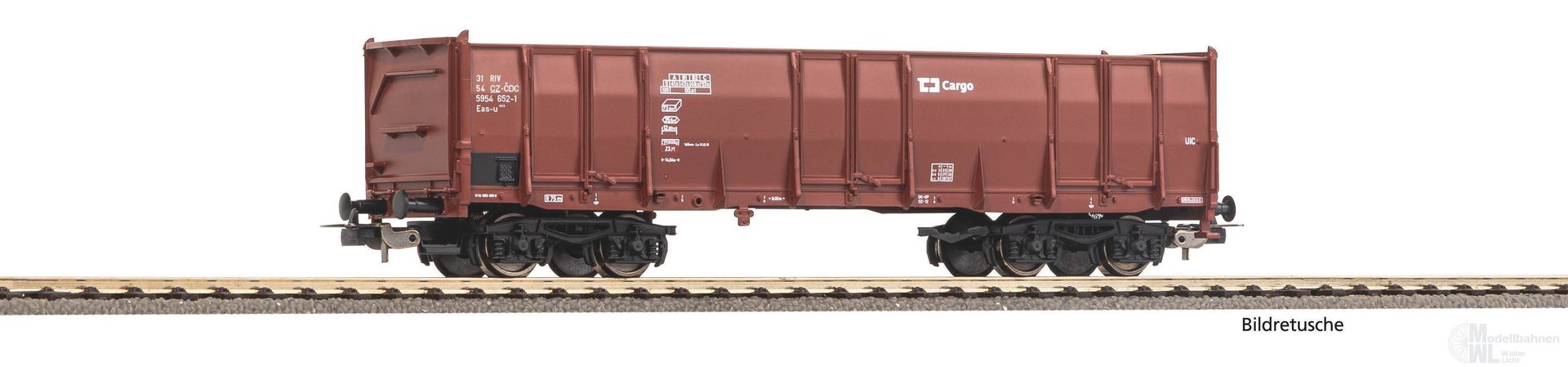 Piko 98553E3 - Hochbordwagen Eaos CD Cargo Ep.VI braun 3.Betr.Nr. H0/GL
