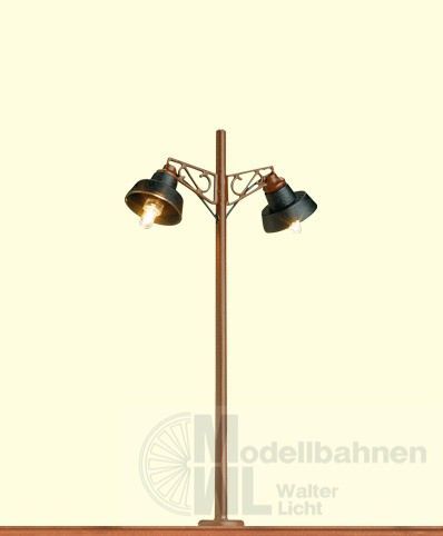 csm_84047_Holzmastleuchte_2-fach_02_5aa7 Brawa 84147 - Holzmastleuchte doppelt mit Stecksockel und LED H0 1:87