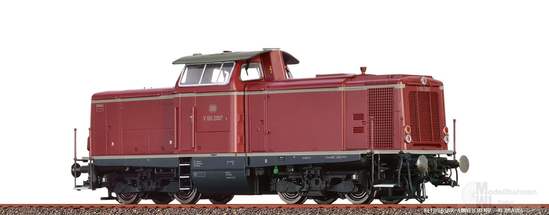 Brawa 70058 - Diesellok BR 212 DB Ep.IV rot H0/GL Digital Sound
