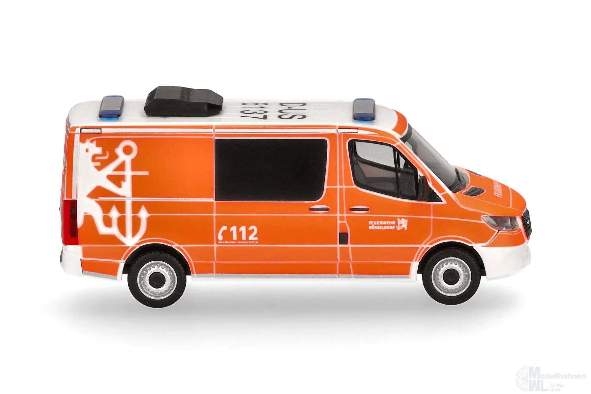 Herpa 099028 - Mercedes-Benz Sprinter 18 Halbbus FW Düsseldorf H0 1:87