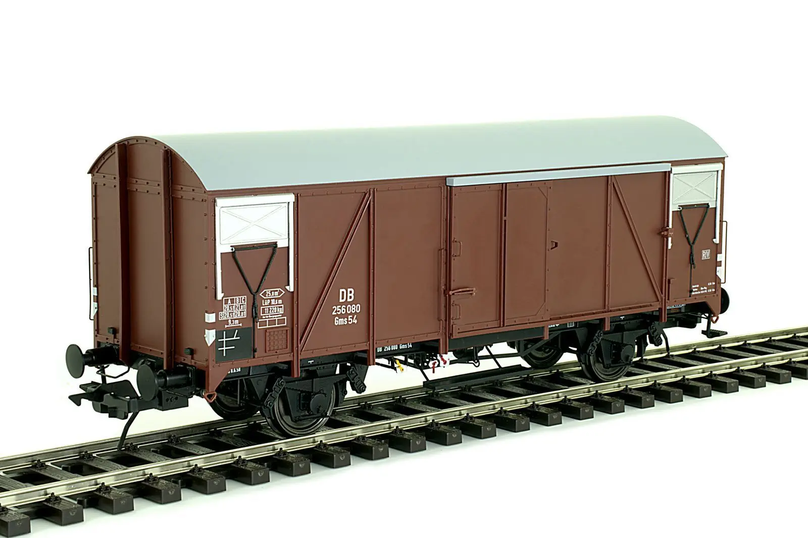 Lenz 42234-05 - Güterwagen gedeckt DB Ep.III Gms 54 Nr. 256 080 Spur 0