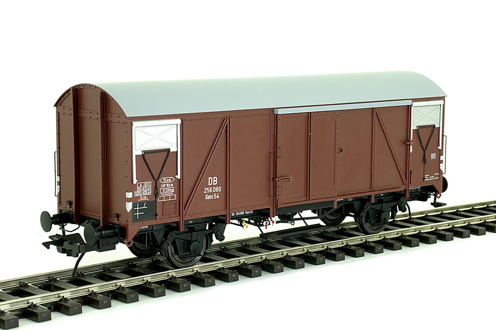 Lenz 42234-05 - Güterwagen gedeckt DB Ep.III Gms 54 Nr. 256 080 Spur 0