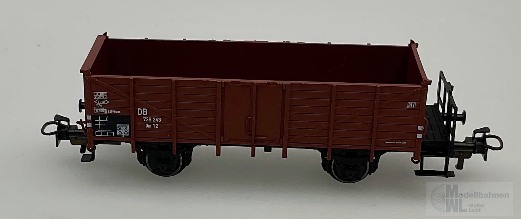 Märklin 29539 - MÄRKLIN - Güterwagen offen DB Ep.III Om 12 2-achs H0/WS