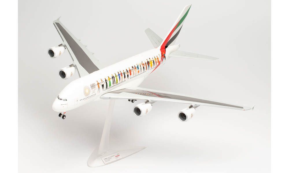 Herpa 571692 - Emirates Airbus A380 Year of Tolerance 1:200