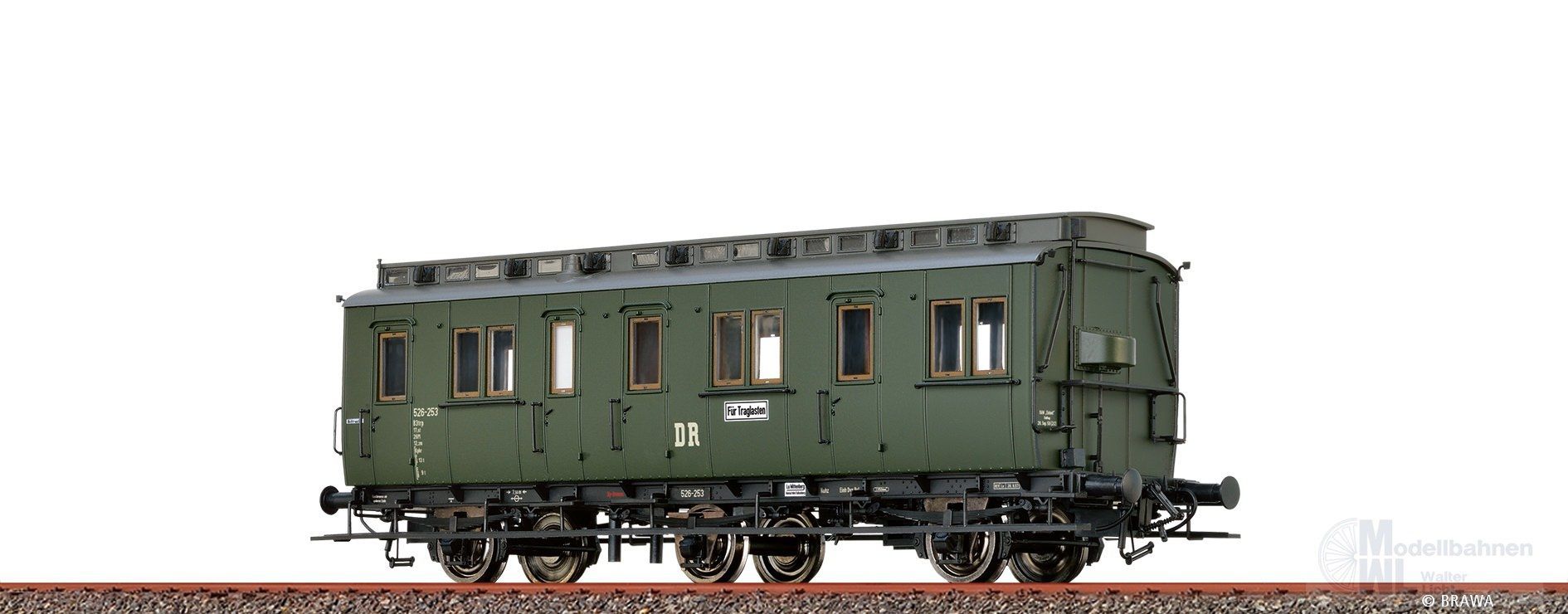 Brawa 45491 - Abteilwagen DR Ep.III B3tr H0/GL