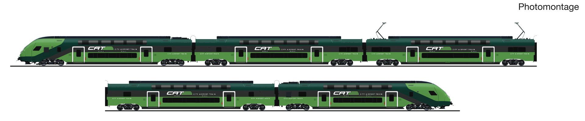 Roco 7700050 - Triebzug Rh 4705 CAT Ep.VI 5.tlg. H0/GL