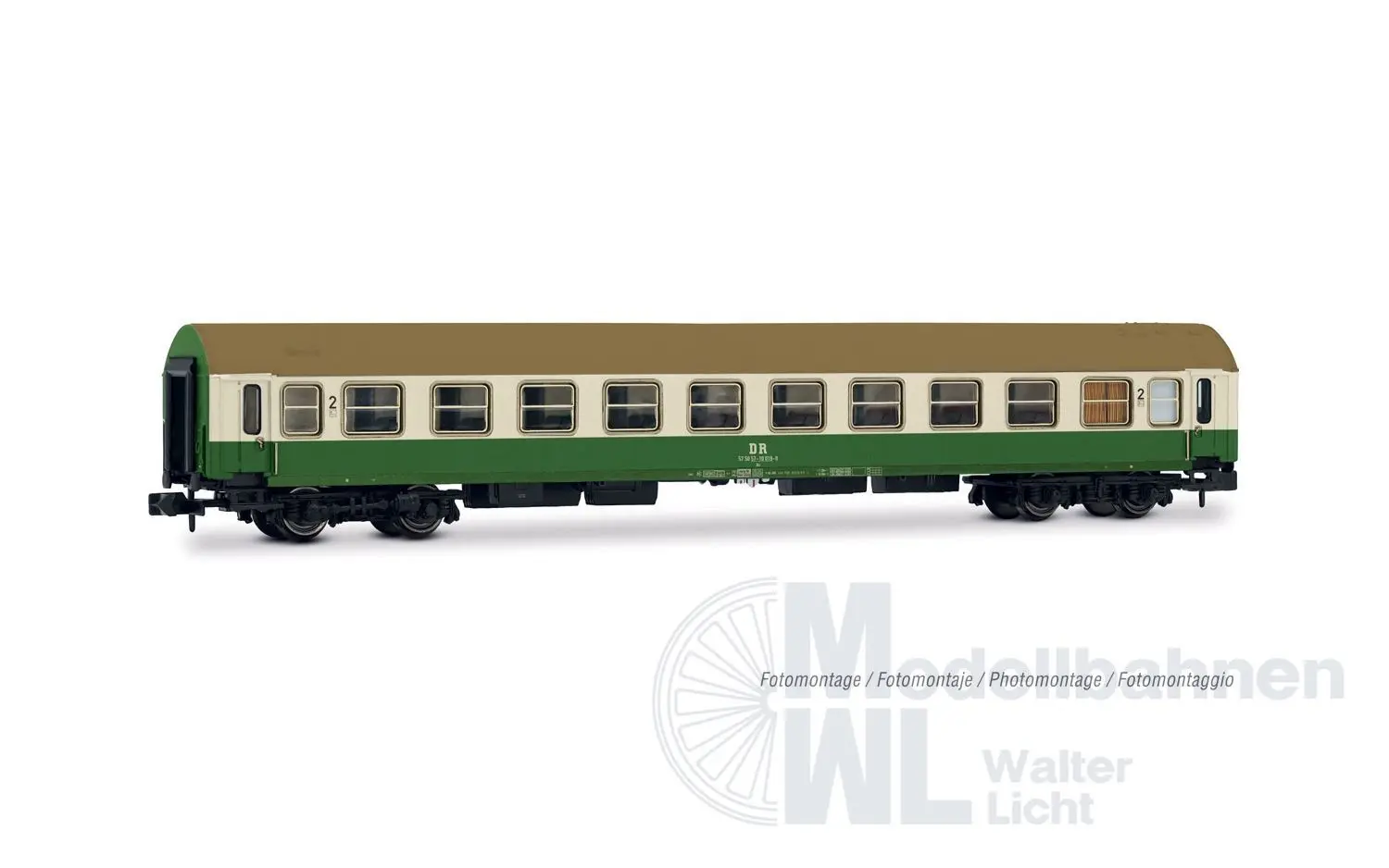 Arnold 4482 - Personenwagen Set DR Ep.IV 3.tlg. OSShD-Wagen Set 1 N 1:160