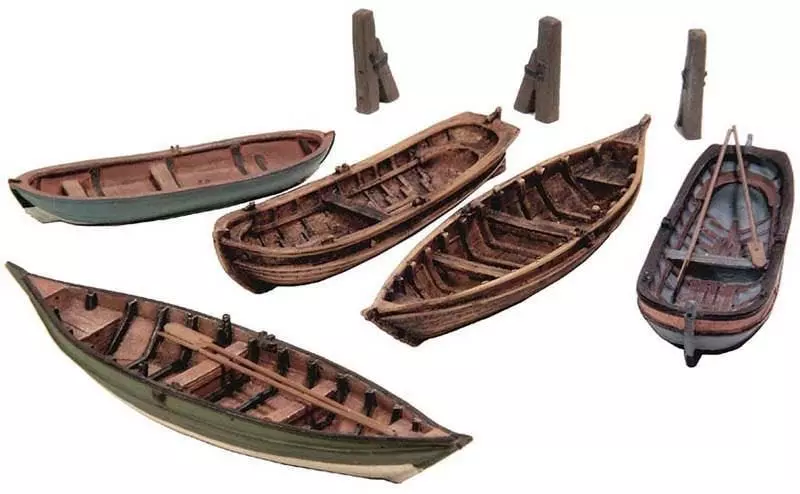 ARTITEC b.v. 50122 - Ruderboote BAUSATZ H0 1:87