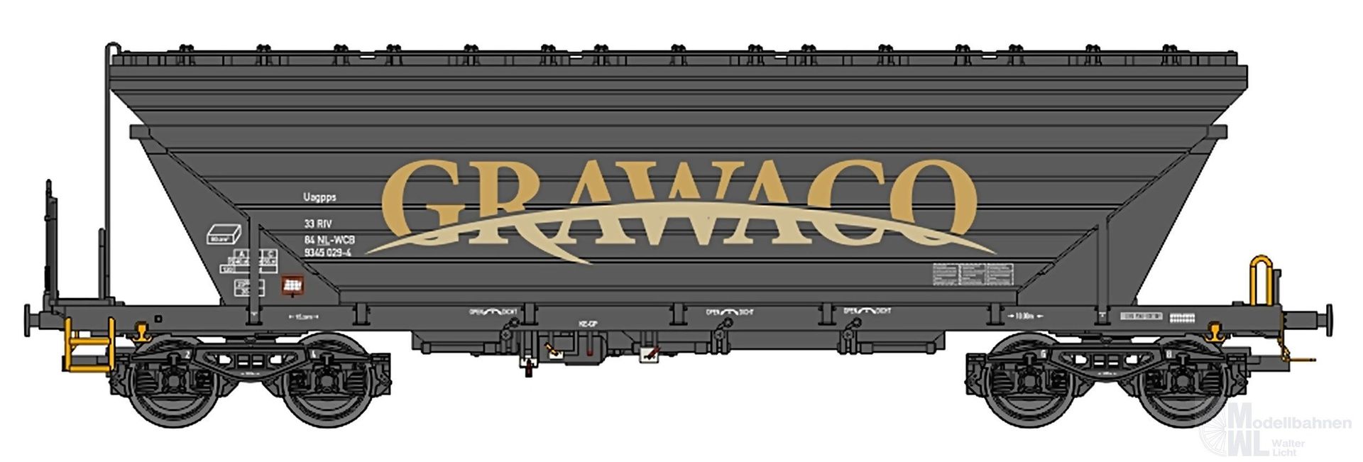 NPE NW52224 - Getreidewagen Grawaco NL Ep.VI 2.Betr.Nr. TT 1:120