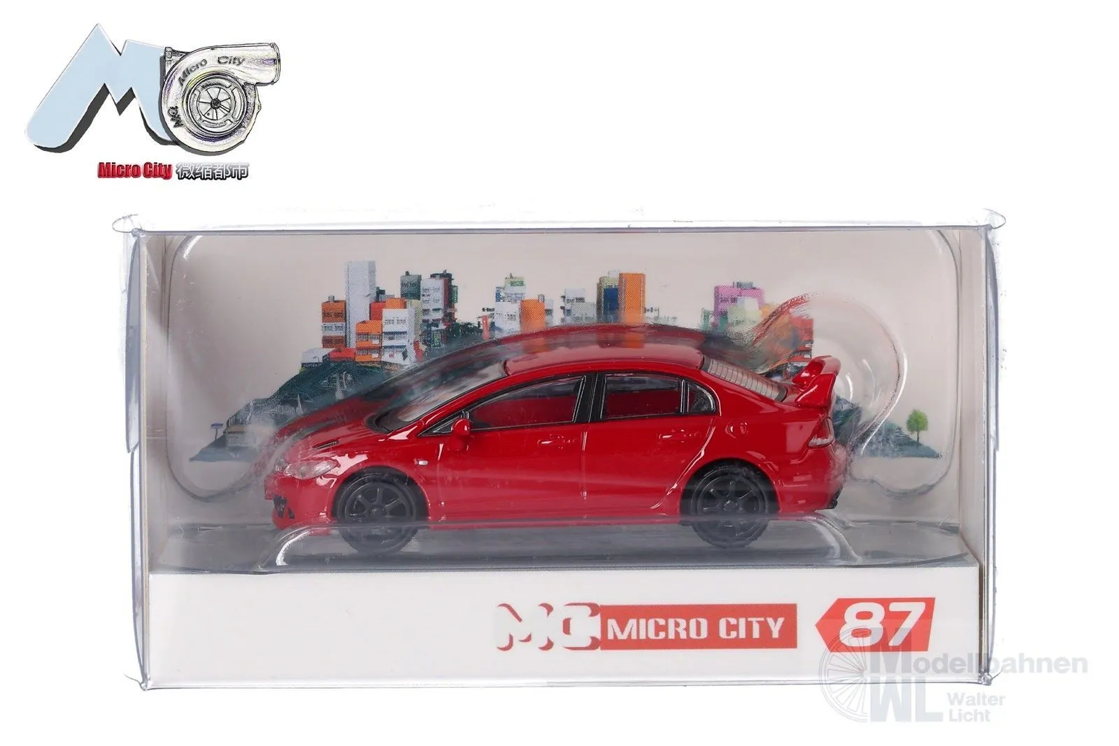 Herpa 87MC000089 - Honda Civic FD2 rot H0 1:87