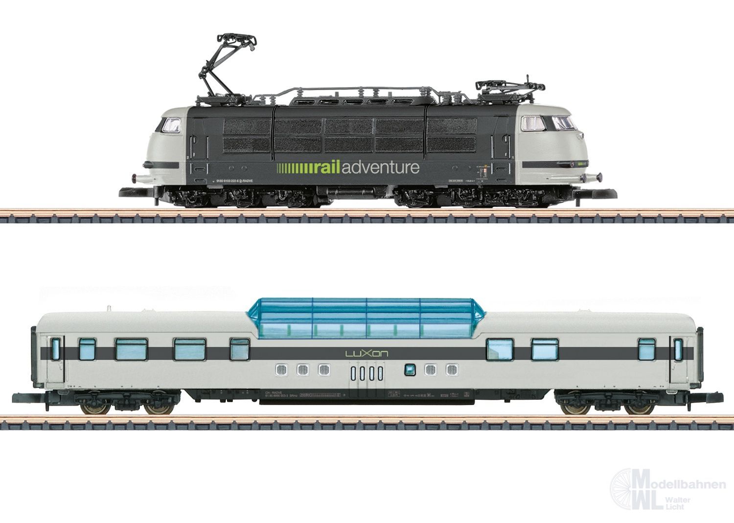 Märklin 81283 - Zugpackung Luxon E-Lok BR 103 2.tlg. Z 1:220